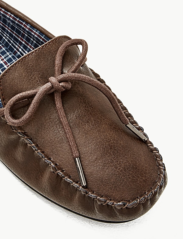 Mens moccasin slippers marks and spencer hotsell