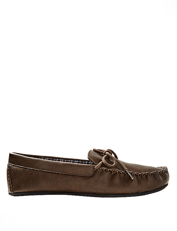 Buy Moccasin Slippers with Freshfeet at Marks Spencer