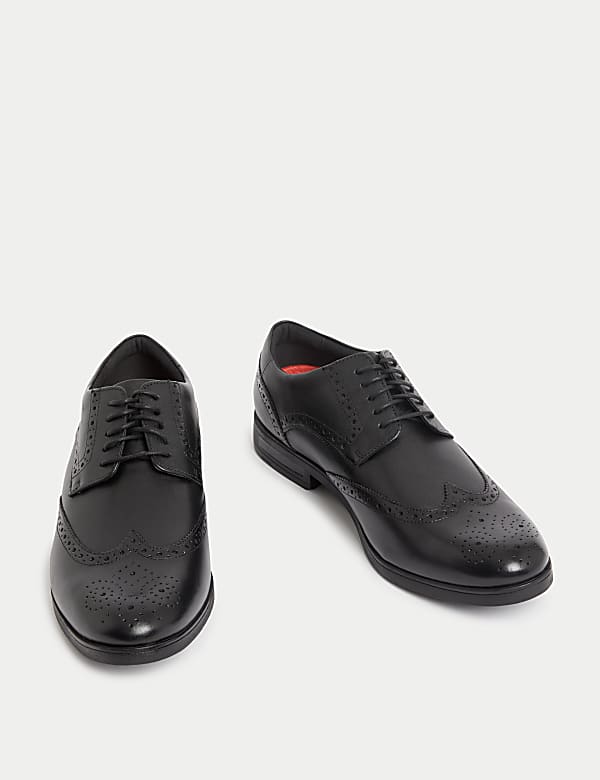 Wide Fit Airflex™ Leather Brogues - BE