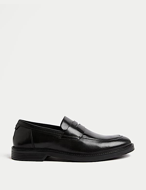 Airflex™ Leather Slip-On Loafers - NO