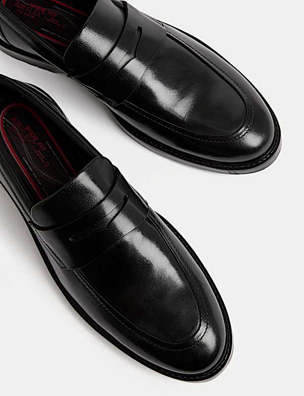 מוקסינים ללא שרוכים מעור ™Airflex - IL