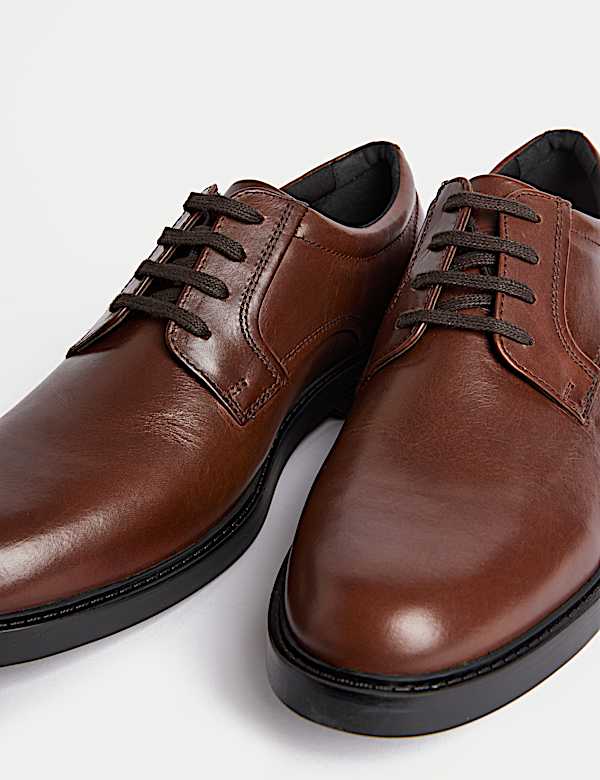 Leren Derby-schoenen met Airflex&trade; - NL