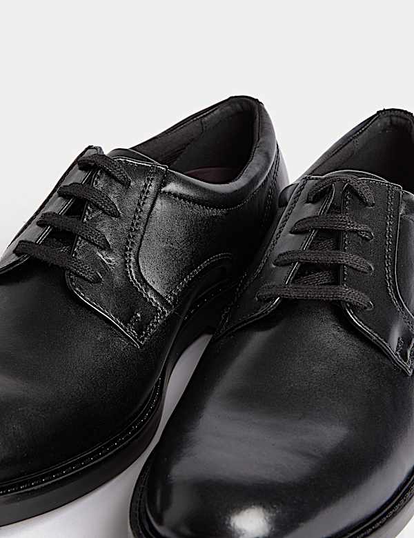 Airflex&trade; Leather Derby Shoes - GR