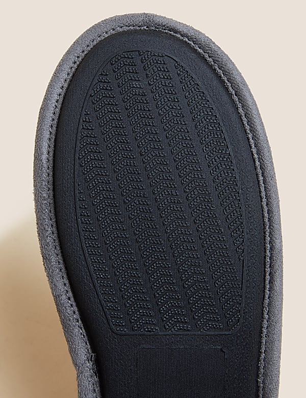 Warm Lined Mule Slippers with Freshfeet™