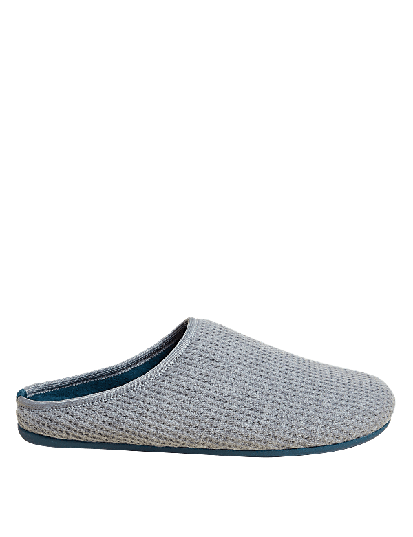 Cotton Waffle Mule Slippers with Freshfeet™