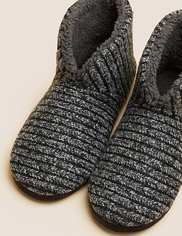 Fleece Lined Slipper Boots with Freshfeet™