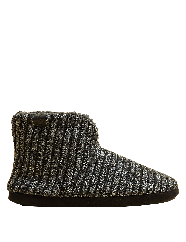 Fleece Lined Slipper Boots with Freshfeet™