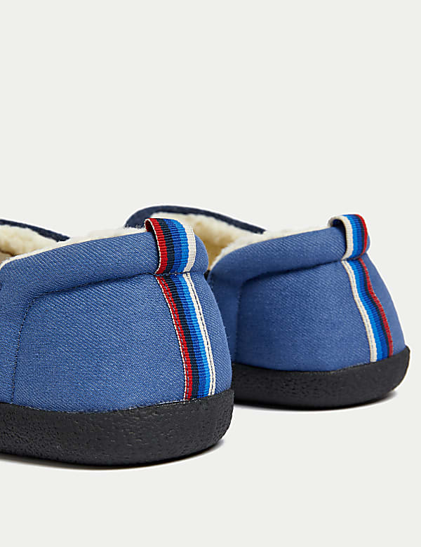 Fleece Lined Mule Slippers with Freshfeet&trade; - US
