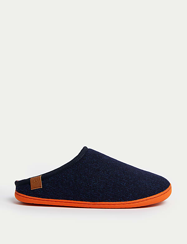 Fleece Lined Mule Slippers with Freshfeet™ - CA
