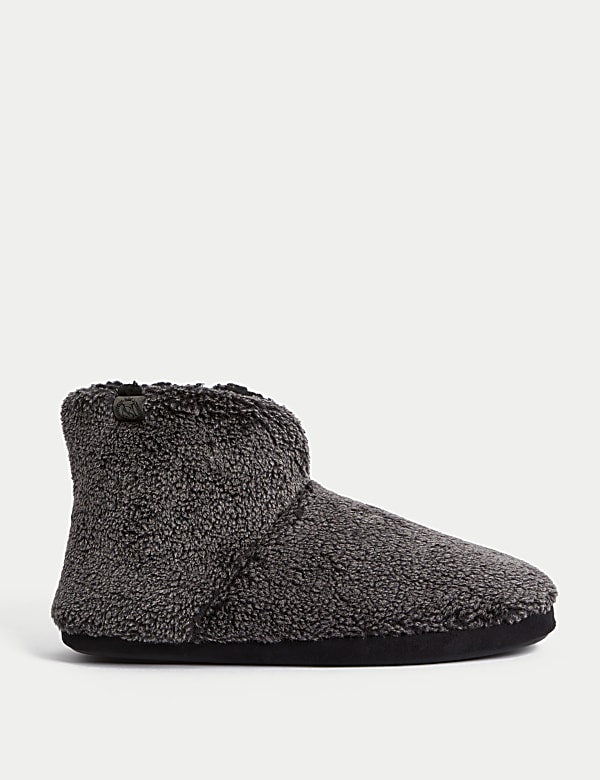 Borg Slipper Boots with Freshfeet™ - LV