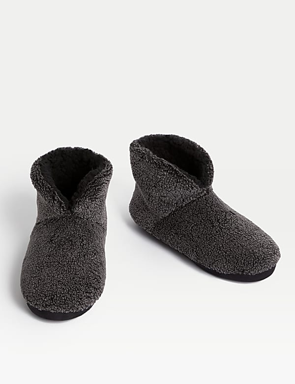 Borg Slipper Boots with Freshfeet&trade; - CN
