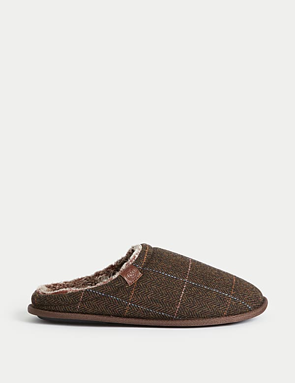 Pantoufles mules en tweed Heritage dotées de la technologie Freshfeet™ - CH