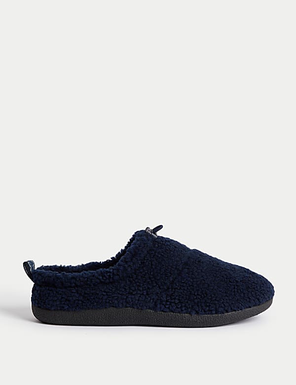 Fleece Lined Mule Slippers with Freshfeet™ - SE