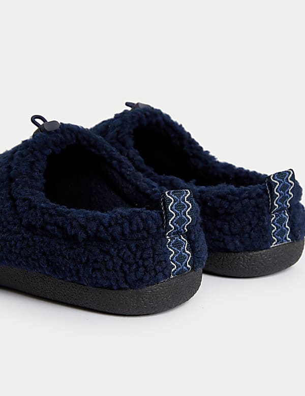 Fleece Lined Mule Slippers with Freshfeet&trade; - MV