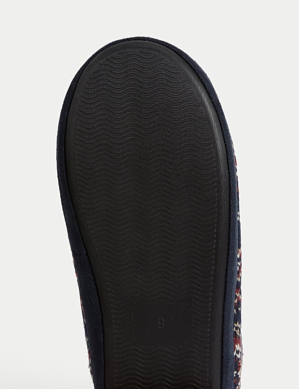 Fair Isle Slipper Boots with Freshfeet™ - MV