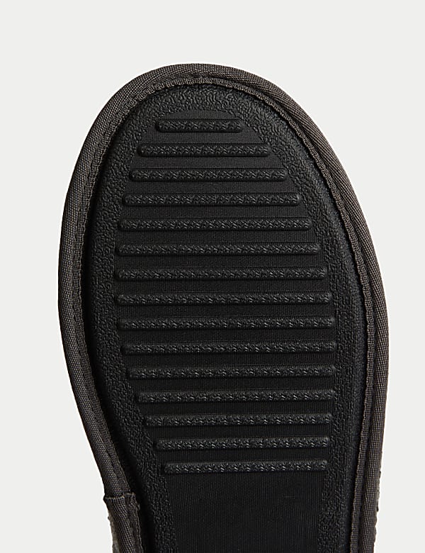 Fleece Lined Mule Slippers - LU