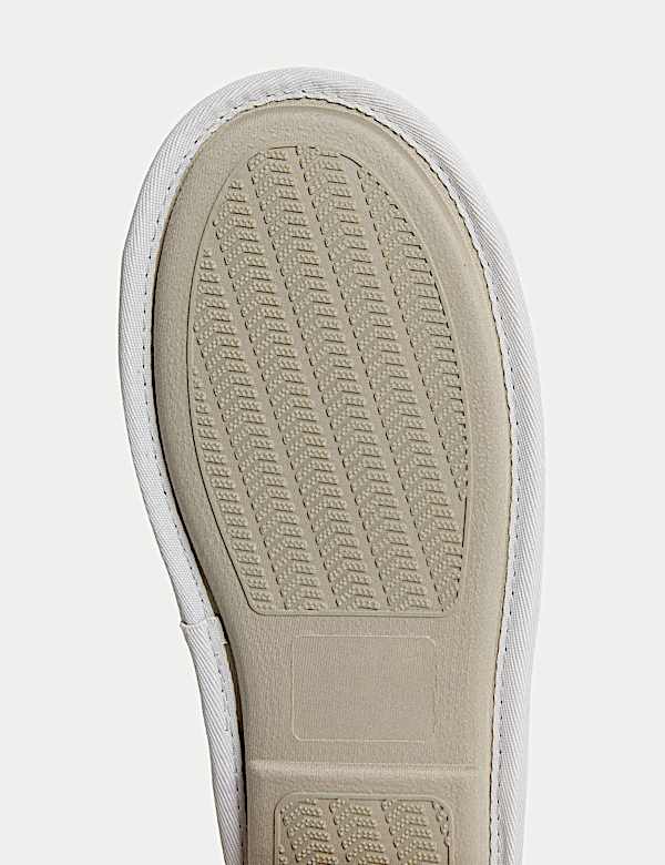 Towelling Mule Slippers with Freshfeet&trade; - LU