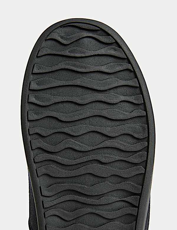 Fleece Lined Mule Slippers with Freshfeet™ - AT