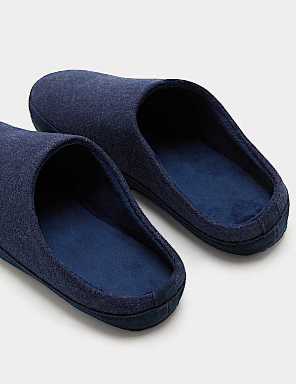 Freshfeet&trade;-Pantoffeln aus Wildleder - DE