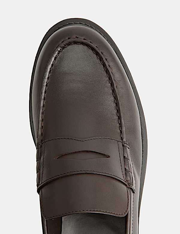 Mocassins en cuir sans lacets - CH