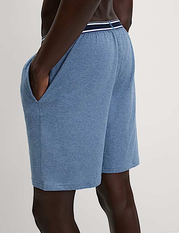 2pk Pure Cotton Pyjama Shorts