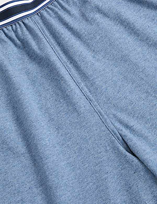 2pk Pure Cotton Pyjama Shorts