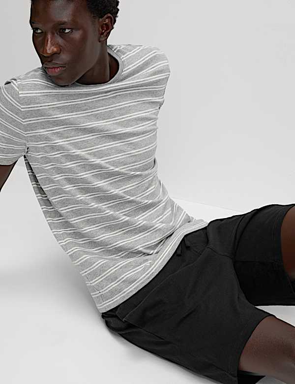 Pure Cotton Striped Pyjama Set