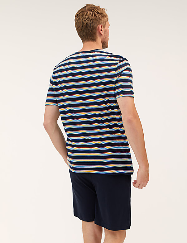 Pure Cotton Striped Pyjama Set