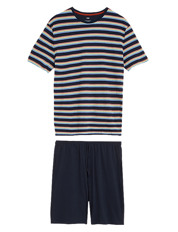 Pure Cotton Striped Pyjama Set