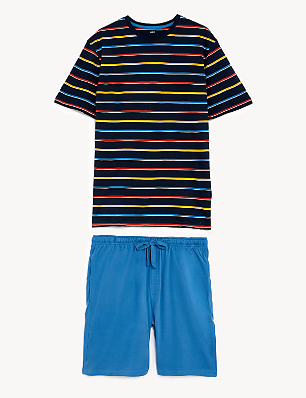 Pure Cotton Striped Pyjama Set - KG