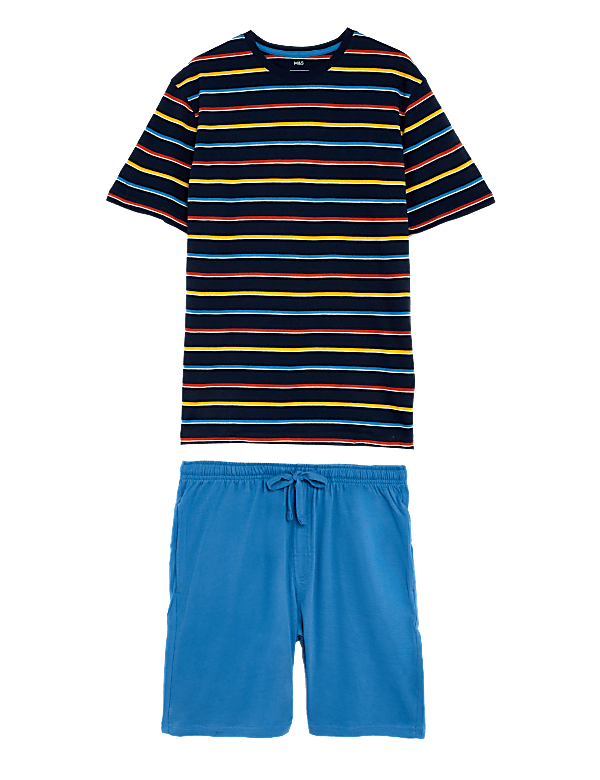 Pure Cotton Striped Pyjama Set