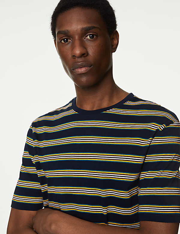 Pure Cotton Striped Pyjama Set