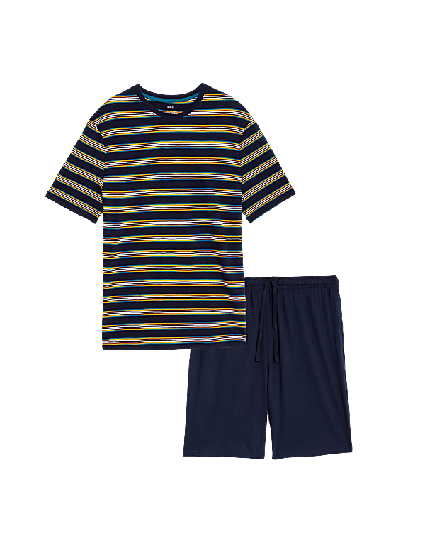 Pure Cotton Striped Pyjama Set