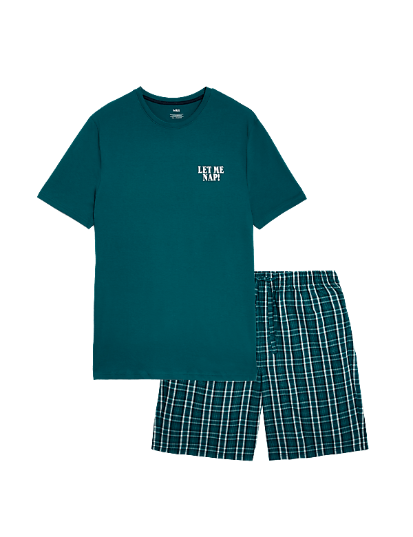 Pure Cotton Let Me Nap Slogan Pyjama Set