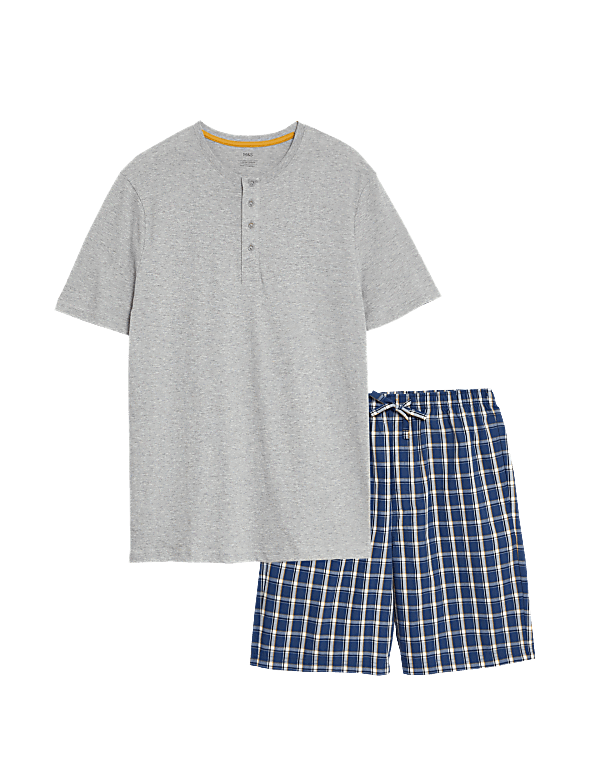 Pure Cotton Checked Pyjama Set