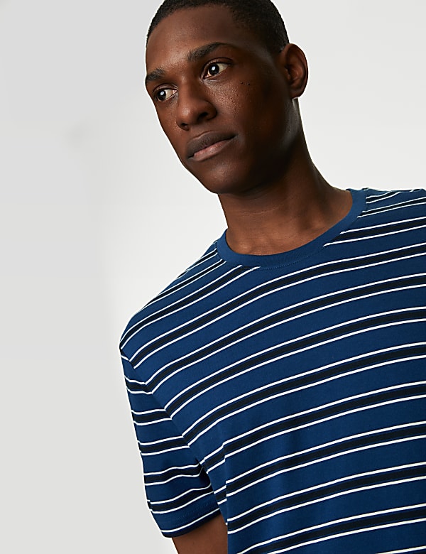 Pure Cotton Striped Pyjama Set