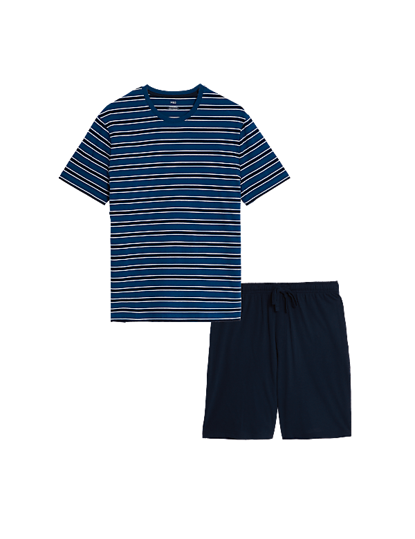 Pure Cotton Striped Pyjama Set