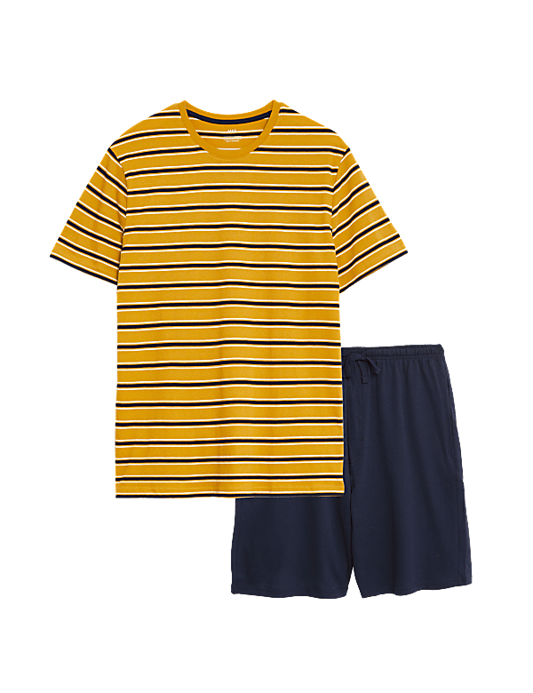 Pure Cotton Striped Pyjama Set
