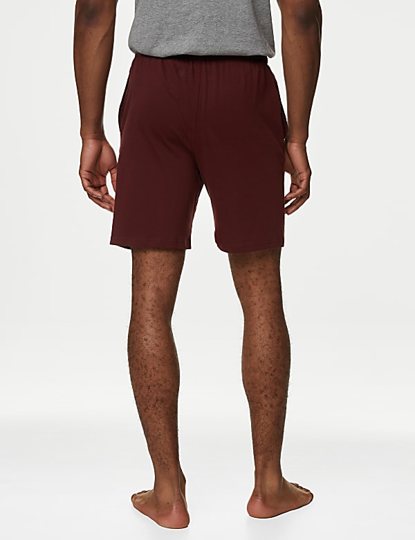 2pk Pure Cotton Pyjama Shorts
