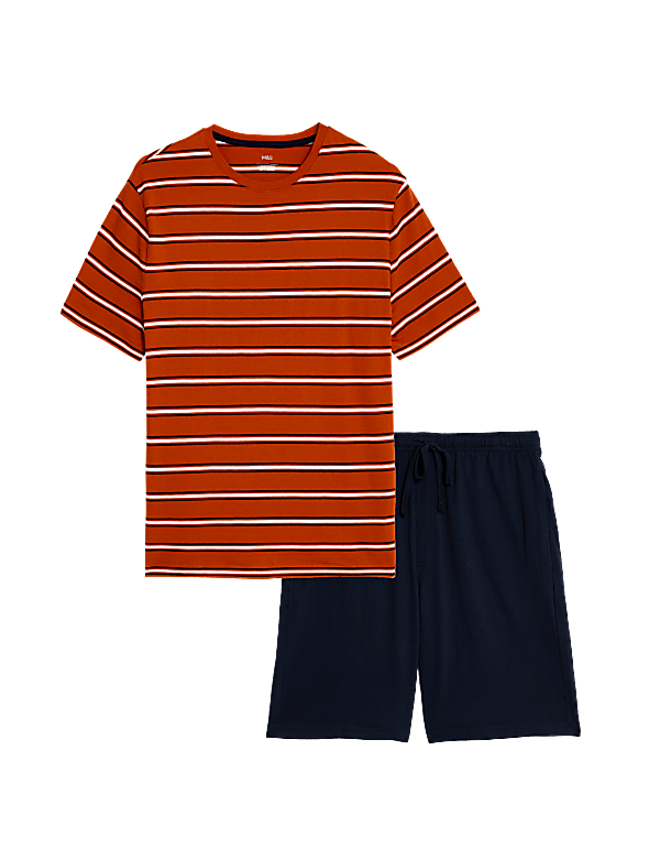 Pure Cotton Striped Pyjama Set