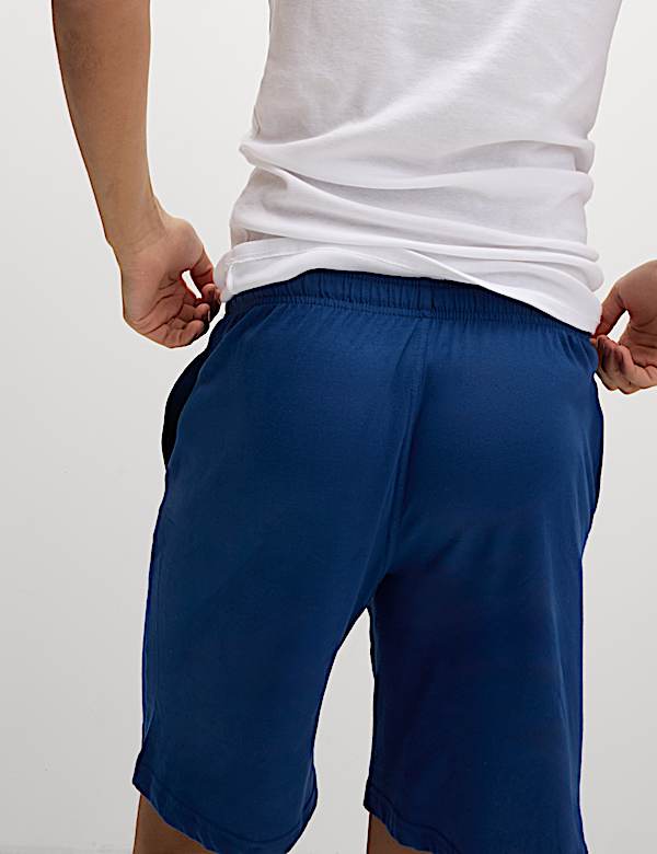 2pk Cotton Rich Jersey Pyjama Shorts