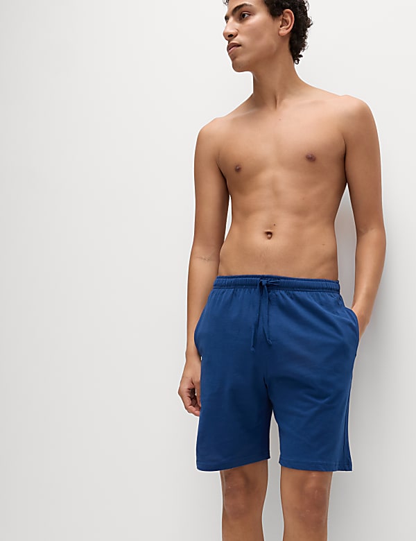 2pk Cotton Rich Jersey Pyjama Shorts