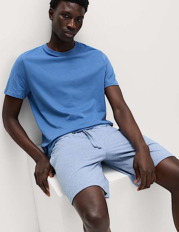 2 Pack Cotton Rich Jersey Pyjama Shorts - KR