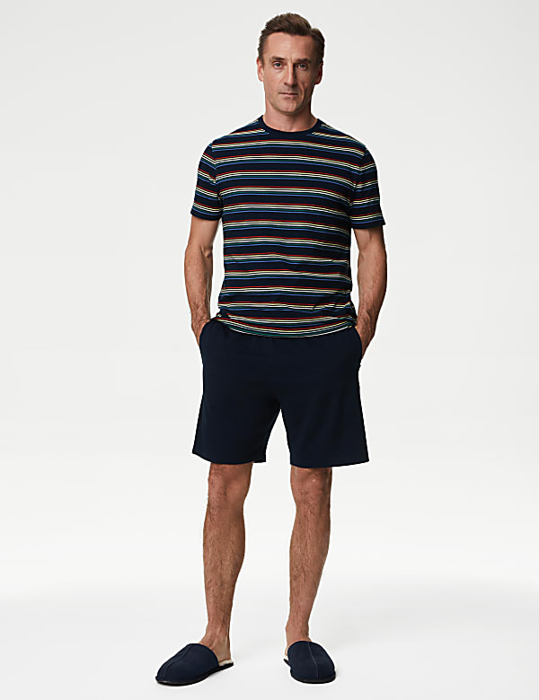 Pure Cotton Striped Pyjama Set - HR