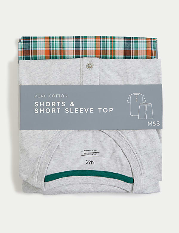 Pure Cotton Checked Pyjama Set