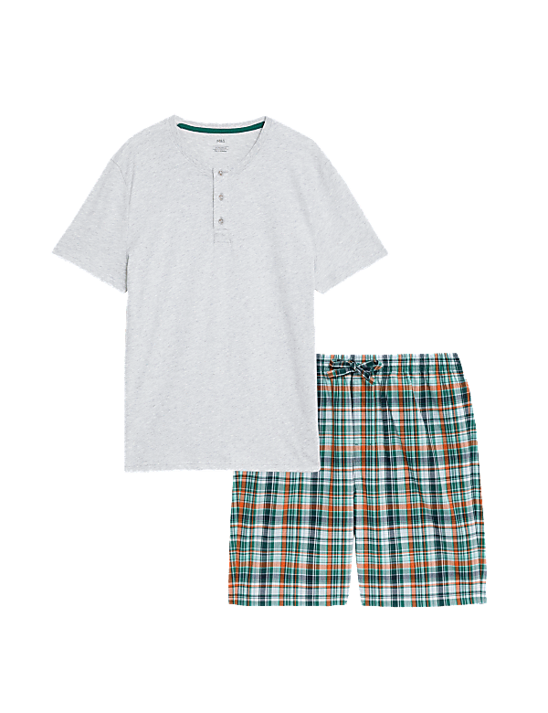 Pure Cotton Checked Pyjama Set