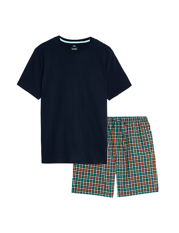 Pure Cotton Checked Pyjama Set