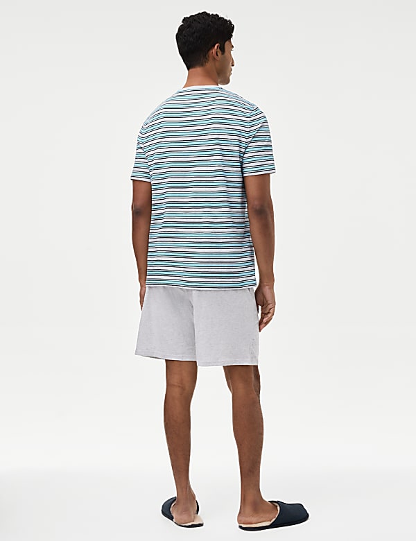 Pijama 100% algod&oacute;n de rayas - ES