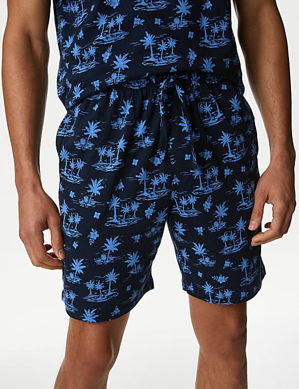 Pure Cotton Tropical Print Pyjama Set