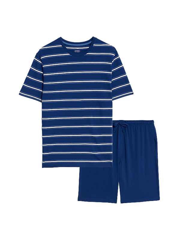 Pure Cotton Striped Pyjama Set
